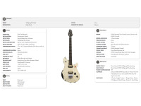 EVH Limited Edition Wolfgang Special Striped Series EB Distressed Ivory EVH Limited Edition Wolfgang Special Striped Series EB Distressed Ivory